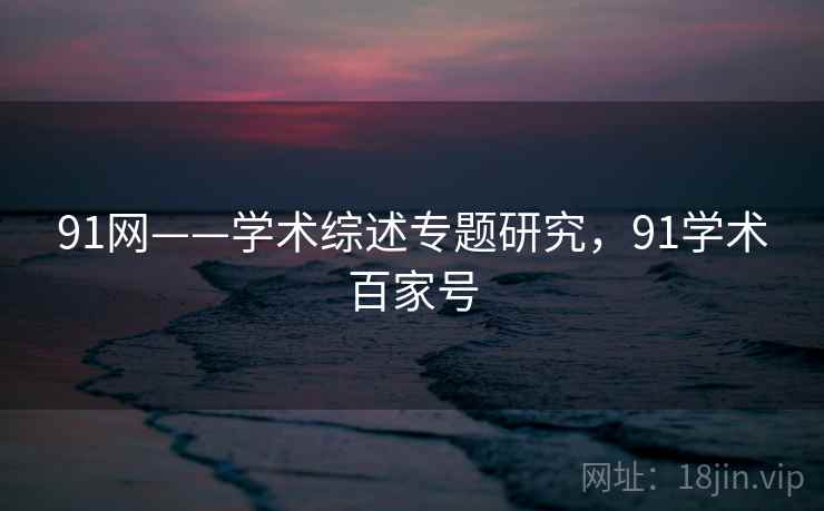 91网——学术综述专题研究,91学术百家号