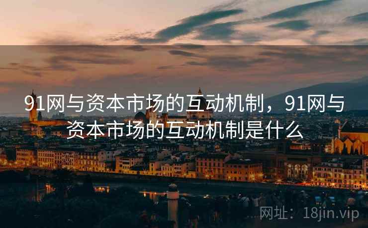 91网与资本市场的互动机制,91网与资本市场的互动机制是什么 第1张 91网与资本市场的互动机制,91网与资本市场的互动机制是什么 第1张