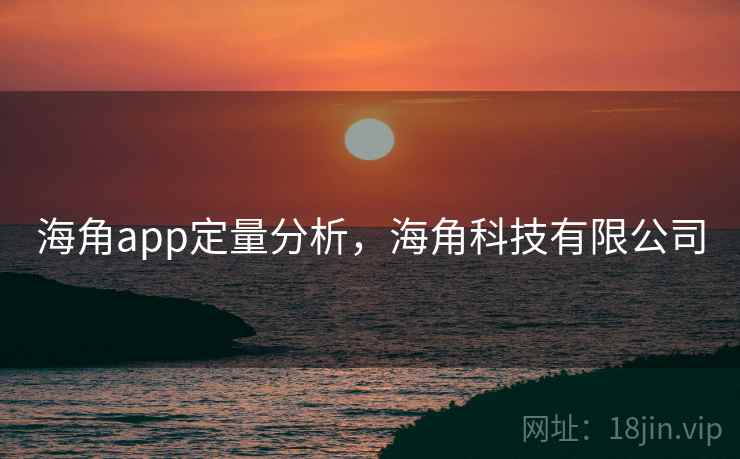 海角app定量分析,海角科技有限公司