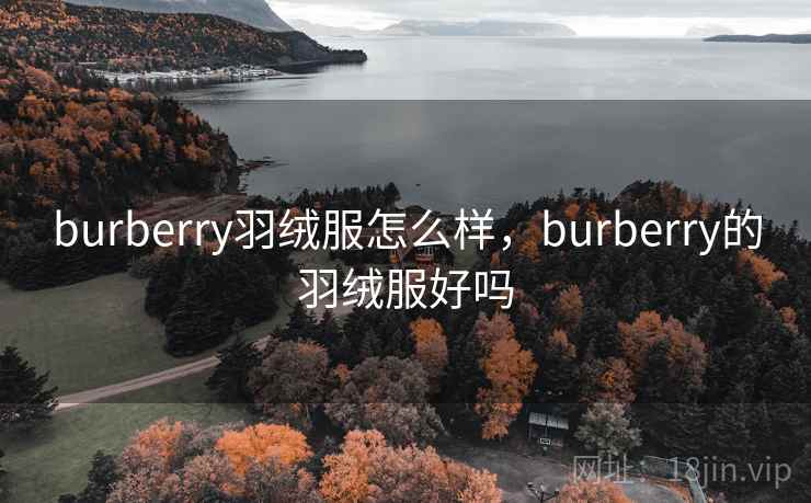 burberry羽绒服怎么样,burberry的羽绒服好吗